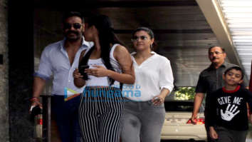 Ajay Devgn and family snapped at Hakkasan in Bandra