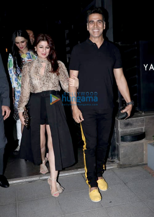 akshay kumar twinkle khanna and bobby deol snapped at yauatcha in bkc 6