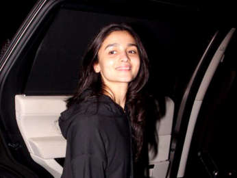 Alia Bhatt snapped at Shankar Mahadevan's dubbing studio