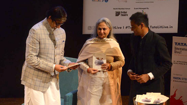 Amitabh Bachchan & Jaya Bachchan at the launch of SIDDHARTH SHANGHVI’S new book