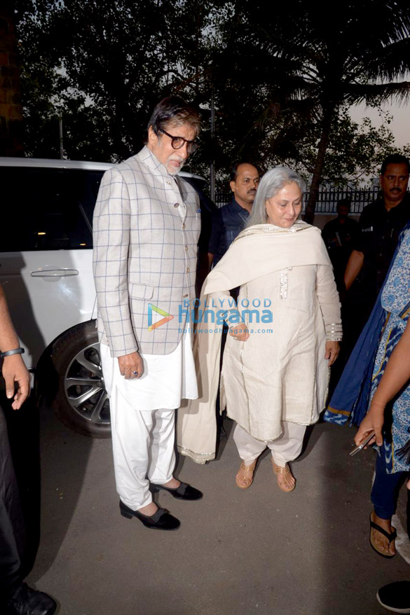 amitabh bachchan and jaya bachchan snapped at the launch of siddharth shanghvis new book the rabbit the squirrel at 9th edition of tata literature live 3