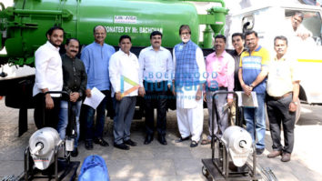 Amitabh Bachchan buys and presents machines for manual scavengers