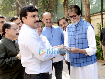 Amitabh Bachchan buys and presents machines for manual scavengers