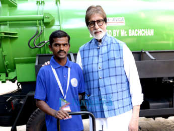 Amitabh Bachchan buys and presents machines for manual scavengers