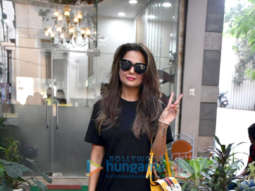 Amrita Arora spotted at Muah salon in Bandra