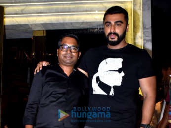 Arjun Kapoor and Rajkumar Gupta snapped at the wrap up party of India's Most Wanted