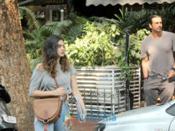 Arjun Rampal and Gabriella Demetriades snapped in Mumbai