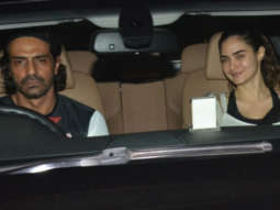 Arjun Rampal and Gabriella Demetriades spotted at Turf Park in Bandra