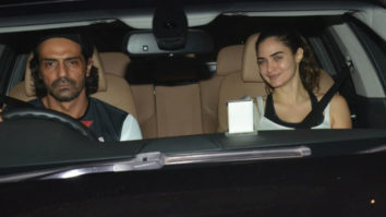 Arjun Rampal and Gabriella Demetriades spotted at Turf Park in Bandra