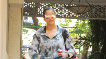 Bipasha Basu snapped outside the gym