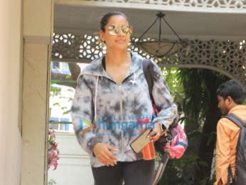 Bipasha Basu snapped outside the gym