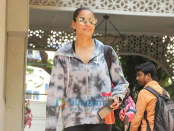 Bipasha Basu snapped outside the gym