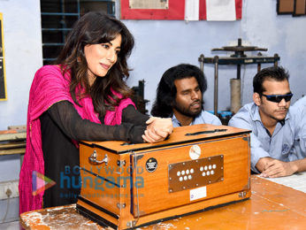 Chitrangda Singh snapped spending time with the visually impaired in Delhi