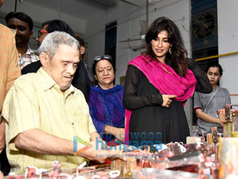 Chitrangda Singh snapped spending time with the visually impaired in Delhi