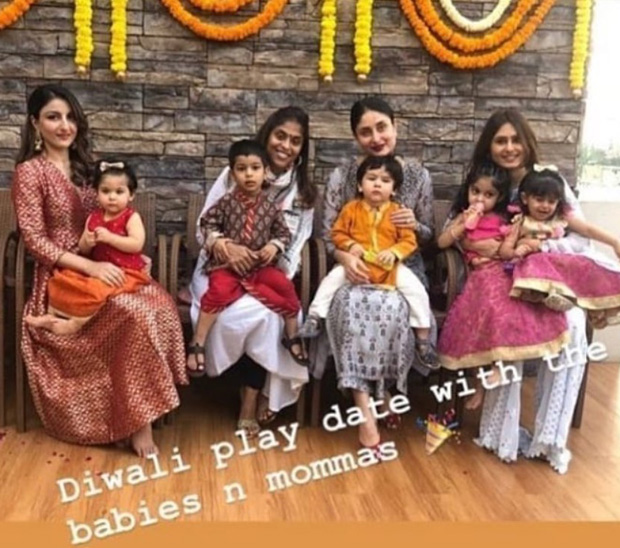 Cutiepies Taimur Ali Khan and Inaaya Kemmu are in festive mood with mommies Kareena Kapoor Khan and Soha Ali Khan (see pic) Cutiepies Taimur Ali Khan and Inaaya Kemmu are in festive mood with mommies Kareena Kapoor Khan and Soha Ali Khan (see pic)