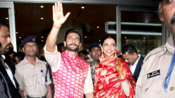 Deepika Padukone and Ranveer Singh snapped arriving post their wedding in Italy