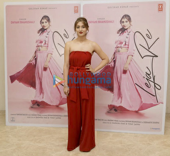 dhvani bhanushali neeraj roy and others grace the launch of the album leja re 5