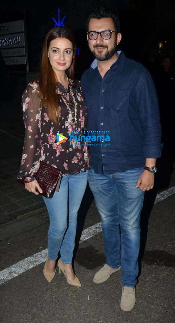 dia mirza snapped with her husband at hakkasan in bandra 6