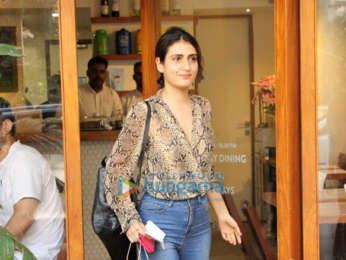 Fatima Sana Shaikh snapped at Sequel in Bandra