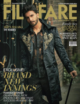 Ranveer Singh On The Cover Of Filmfare, Dec 2018