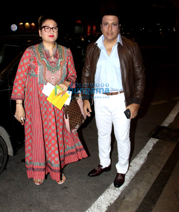 govinda snapped with his wife at the airport 1