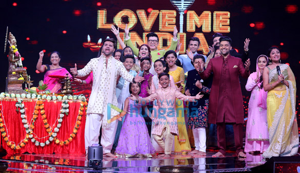 himesh reshammiya guru randhawa and neha bhasin snapped on sets of the reality show love me india 1 2