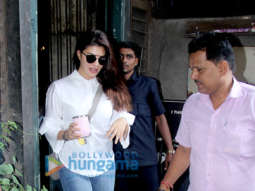 Jacqueline Fernandez snapped at Pali Village Cafe in Bandra