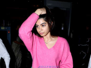 Janhvi Kapoor, Khushi Kapoor, Anshula Kapoor and Boney Kapoor snapped after dinner at JW Marriott in Juhu