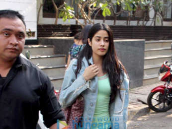 Janhvi Kapoor snapped at Manish Malhotra's store