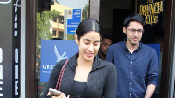 Janhvi Kapoor spotted at Bastian in Bandra