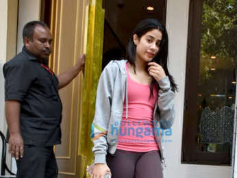 Janhvi Kapoor spotted at Manish Malhotra's store in Bandra