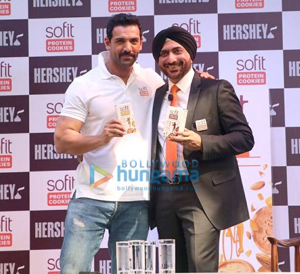 John Abraham graces the launch of Sofit Protein Cookies John Abraham graces the launch of Sofit Protein Cookies