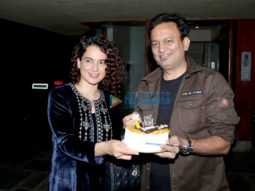 Kangana Ranaut celebrates Kamal Jain’s birthday at his office in Juhu