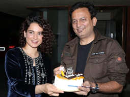 Kangana Ranaut celebrates Kamal Jain’s birthday at his office in Juhu
