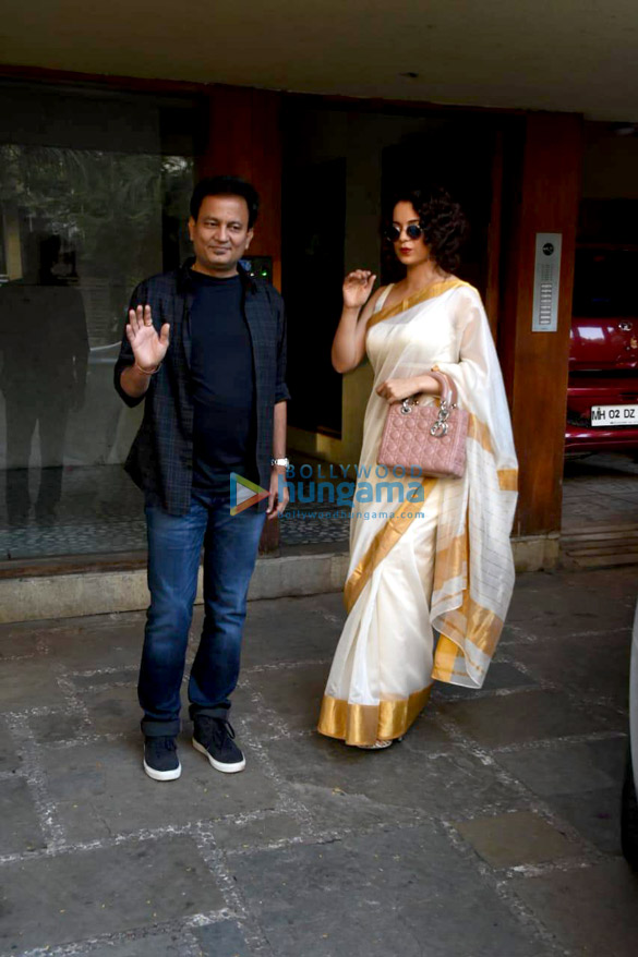 kangana ranaut snapped at kamal jains office in juhu 2