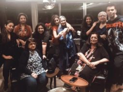 Karan Johar, Gauri Khan, Shweta Bachchan party with their mothers