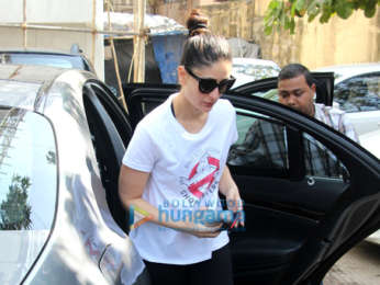 Kareena Kapoor Khan spotted outside the gym