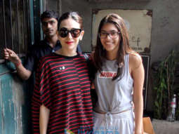 Karisma Kapoor spotted with her kids at Pali Village Cafe