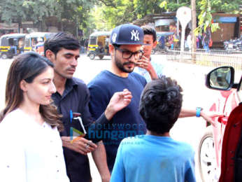 Kunal Khemu and Soha Ali Khan spotted at Bastain