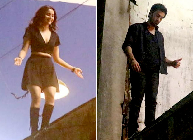 LEAKED VIDEO! Ranbir Kapoor and Alia Bhatt shoot insane stunt on a rooftop for Brahmastra
