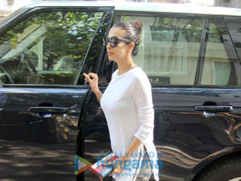 Malaika Arora spotted at a clinic