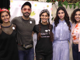 Mouni Roy and Aparshakti Khurana attend the play Bagiya Mein Bagawat