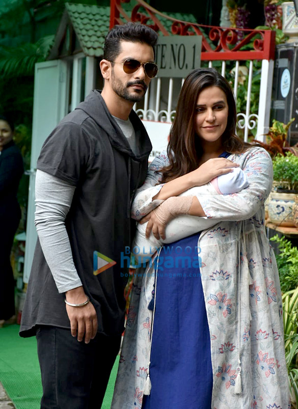 neha dhupia snapped after being discharged from hospital 2