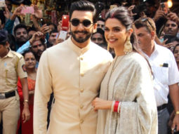 Newly Weds Ranveer Singh-Deepika Padukone at Siddhivinayak temple to seek blessings