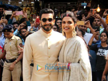 Newlyweds Ranveer Singh and Deepika Padukone snapped at Siddhivinayak temple