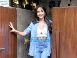 Nora Fatehi snapped at Indigo