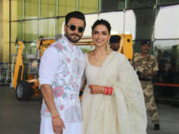 PHOTOS: Newlyweds Deepika Padukone and Ranveer Singh hold hands and smile all the way as they head to Bangalore for their reception