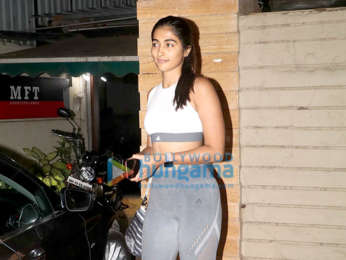 Pooja Hegde snapped at a clinic in Bandra