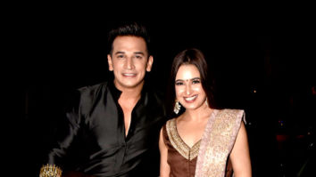 Prince Narula and Yuvika Chaudhary snapped at Diwali bash