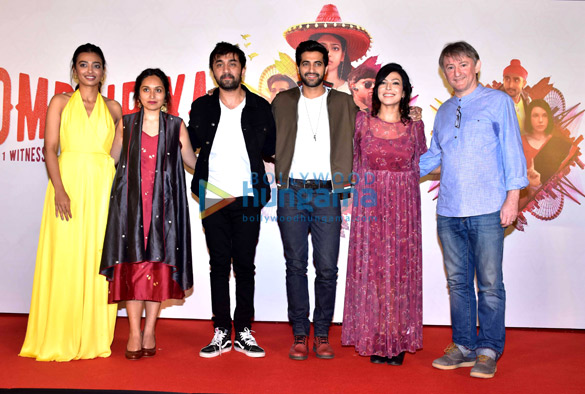 radhika apte siddhanth kapoor and others snapped at the trailer launch of bombairiya 1